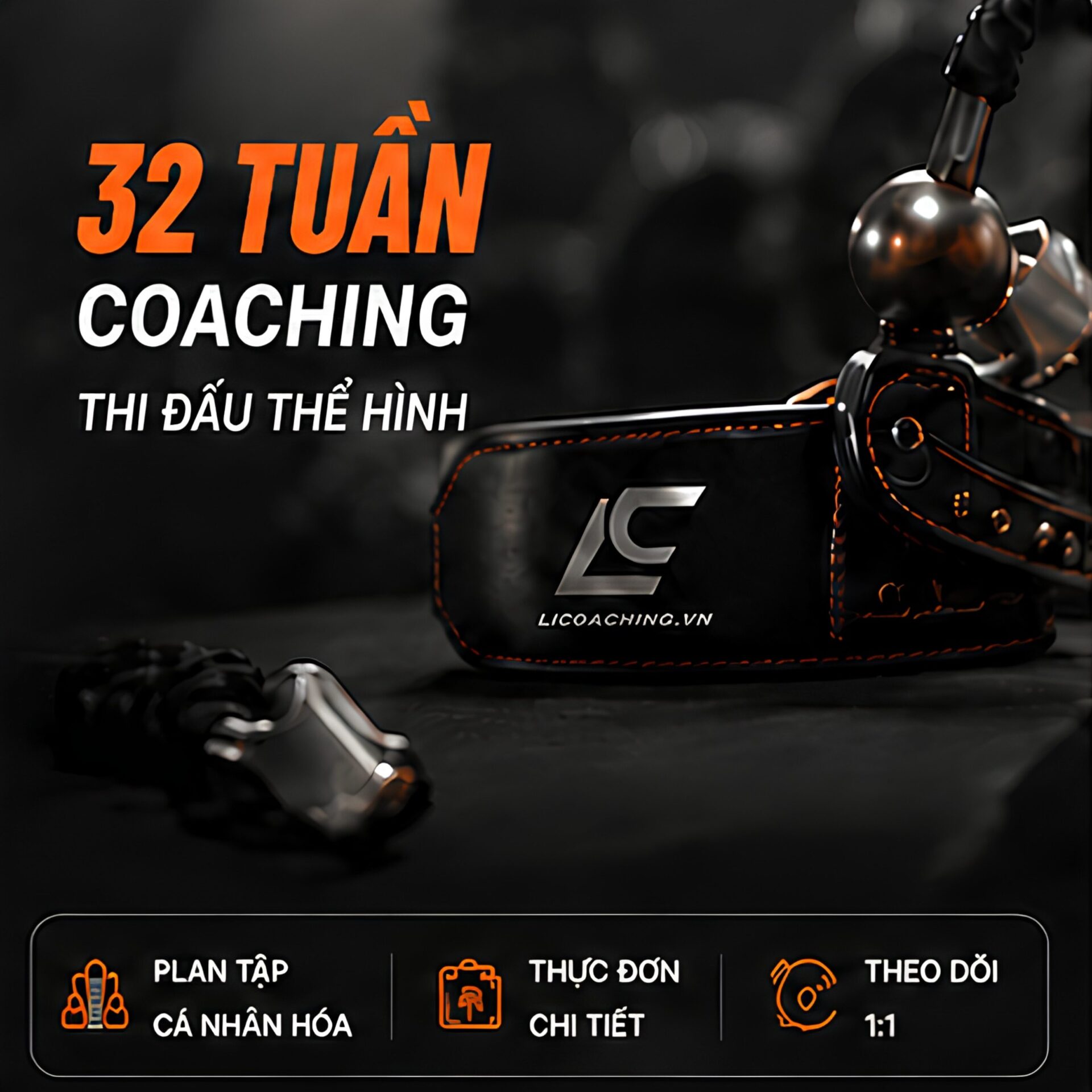 32 Coaching Thi Đấu Thể Hình - Phiên bản hình thể tốt nhất của bạn ĐANG ĐẾN